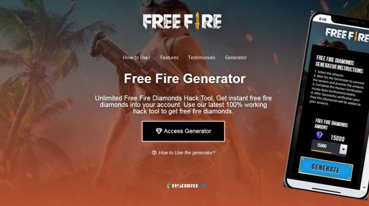 Freefire generator.com Hack Diamond Gratis Terbaru