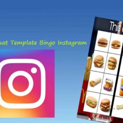 Cara Membuat Template Bingo Instagram Mudah Gratis