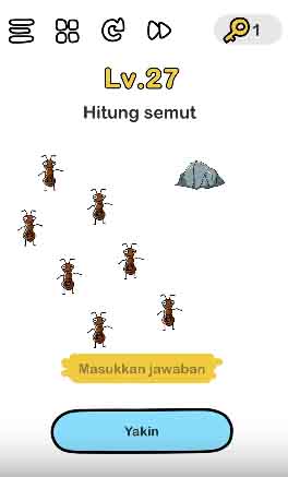 Hitung Semut Brain Out