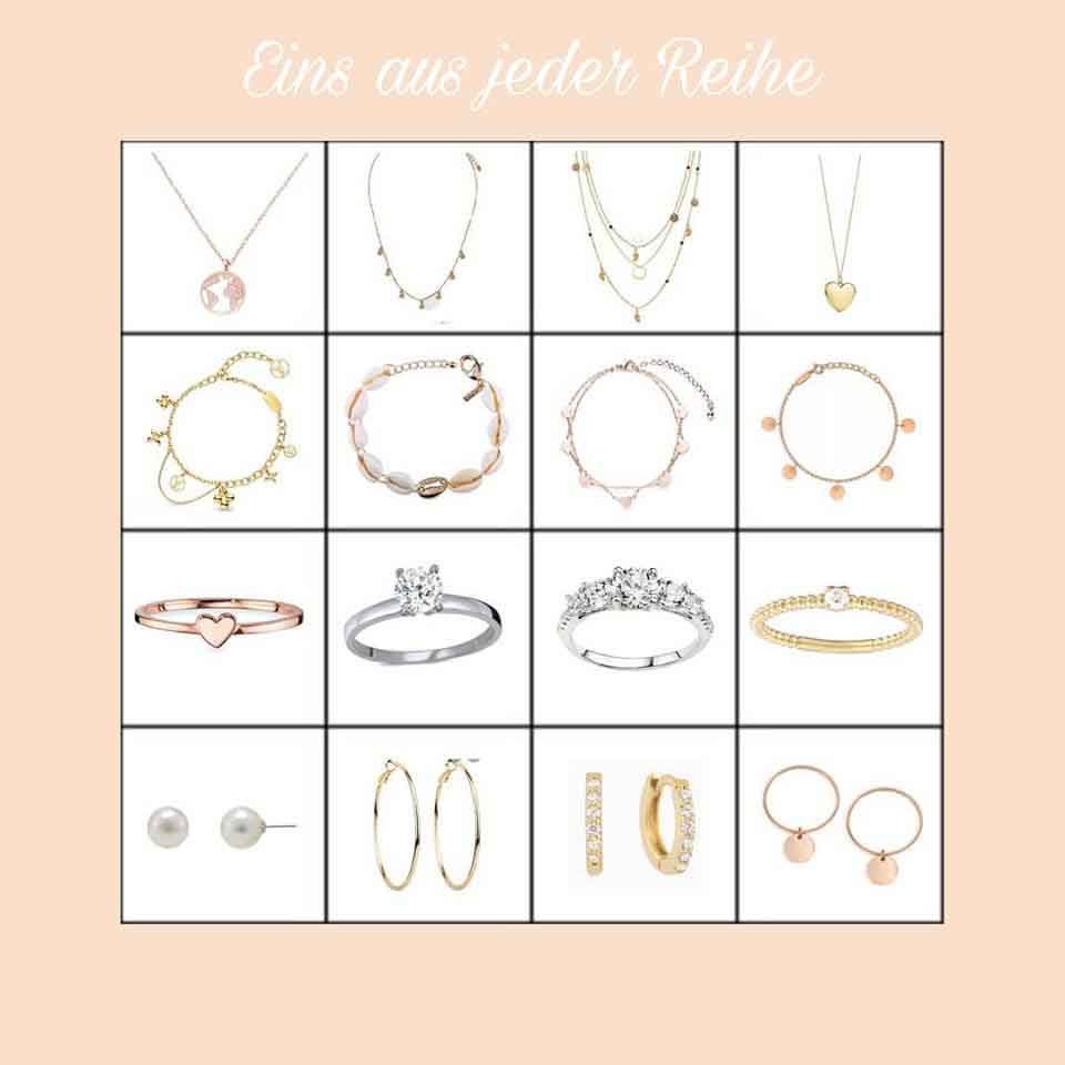 Template Bingo Instagram Perhiasan